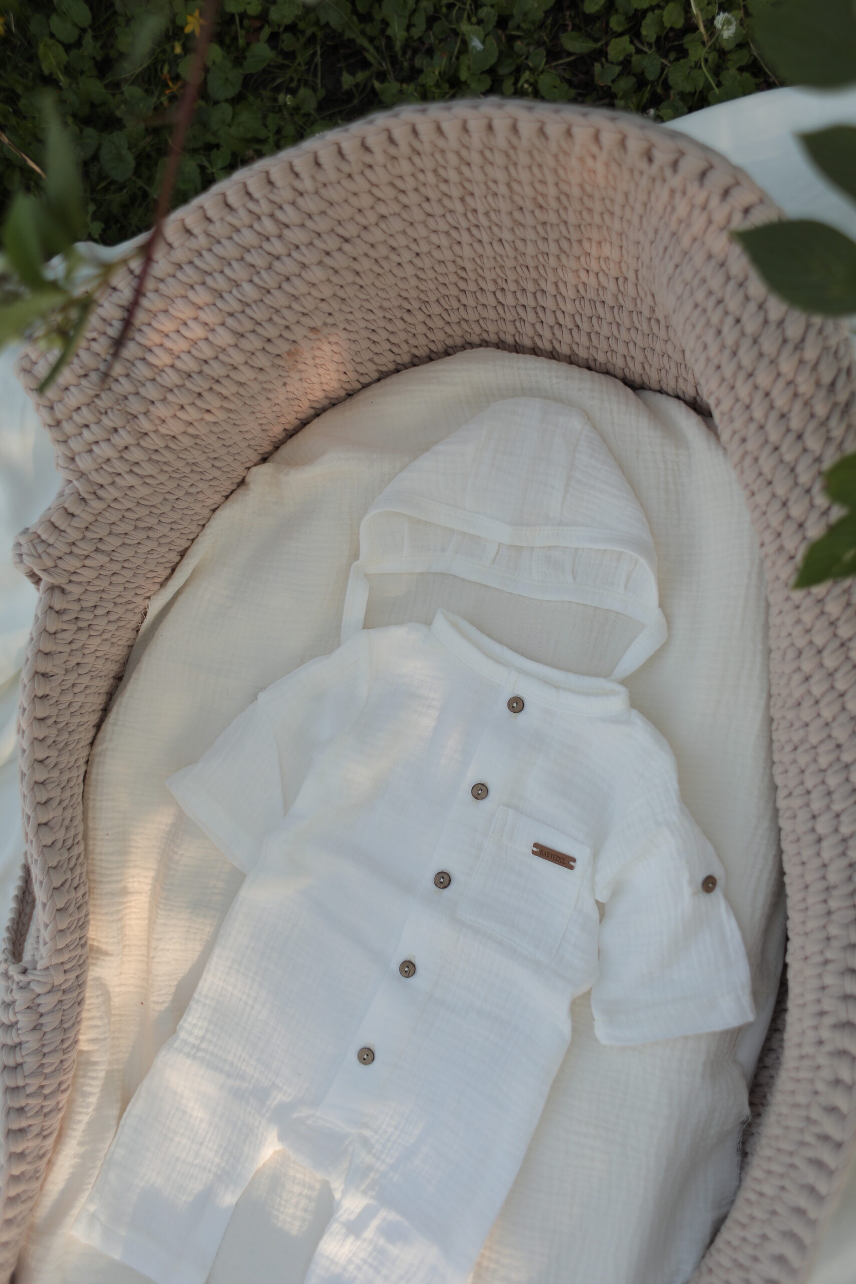 833A1229 Комплект на выписку Babyedel 4 предмета для мальчика, муслин 4