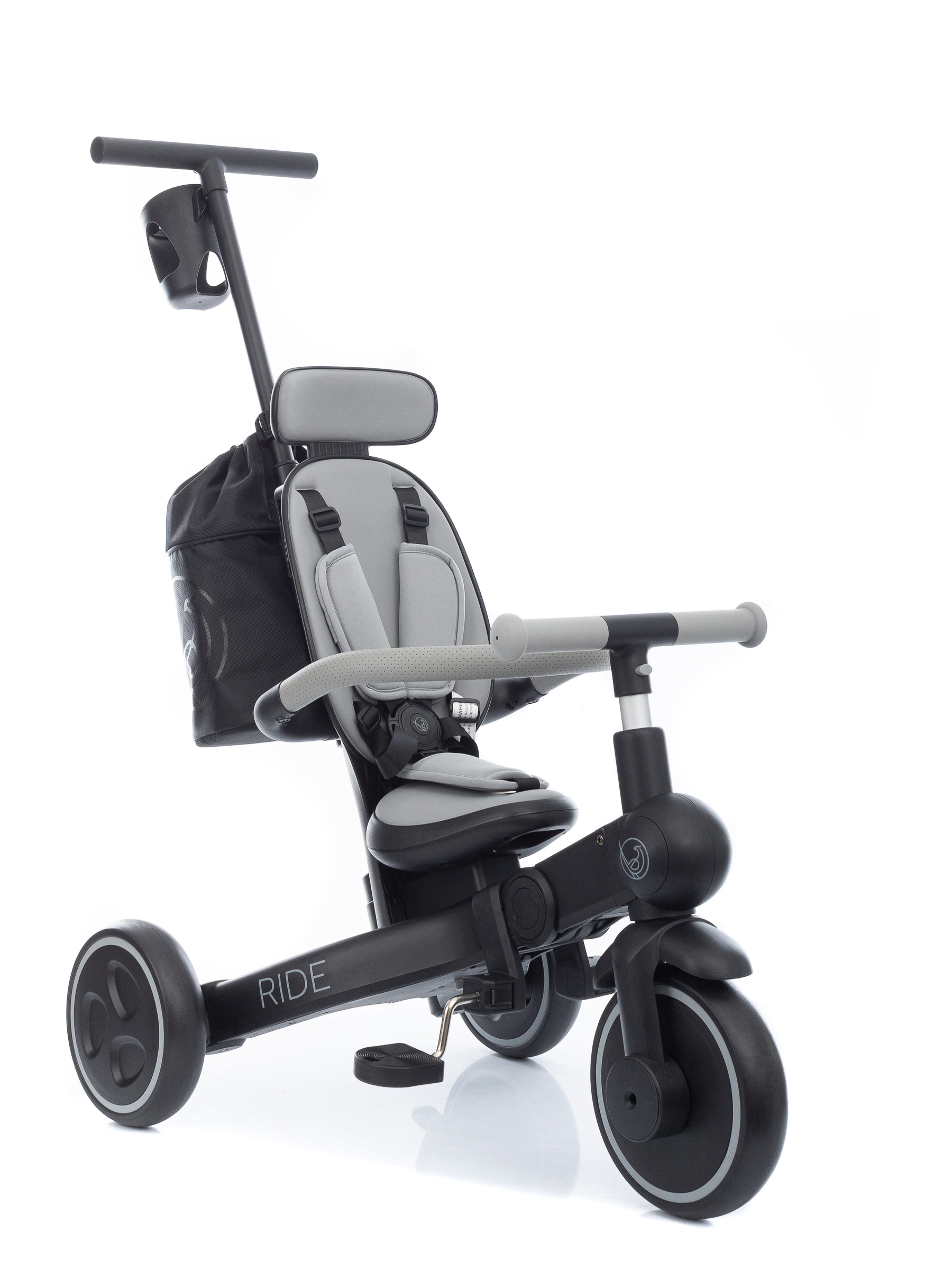 Ride-Black_8562 Велосипед трехколесный складной KIDZI RIDE 8