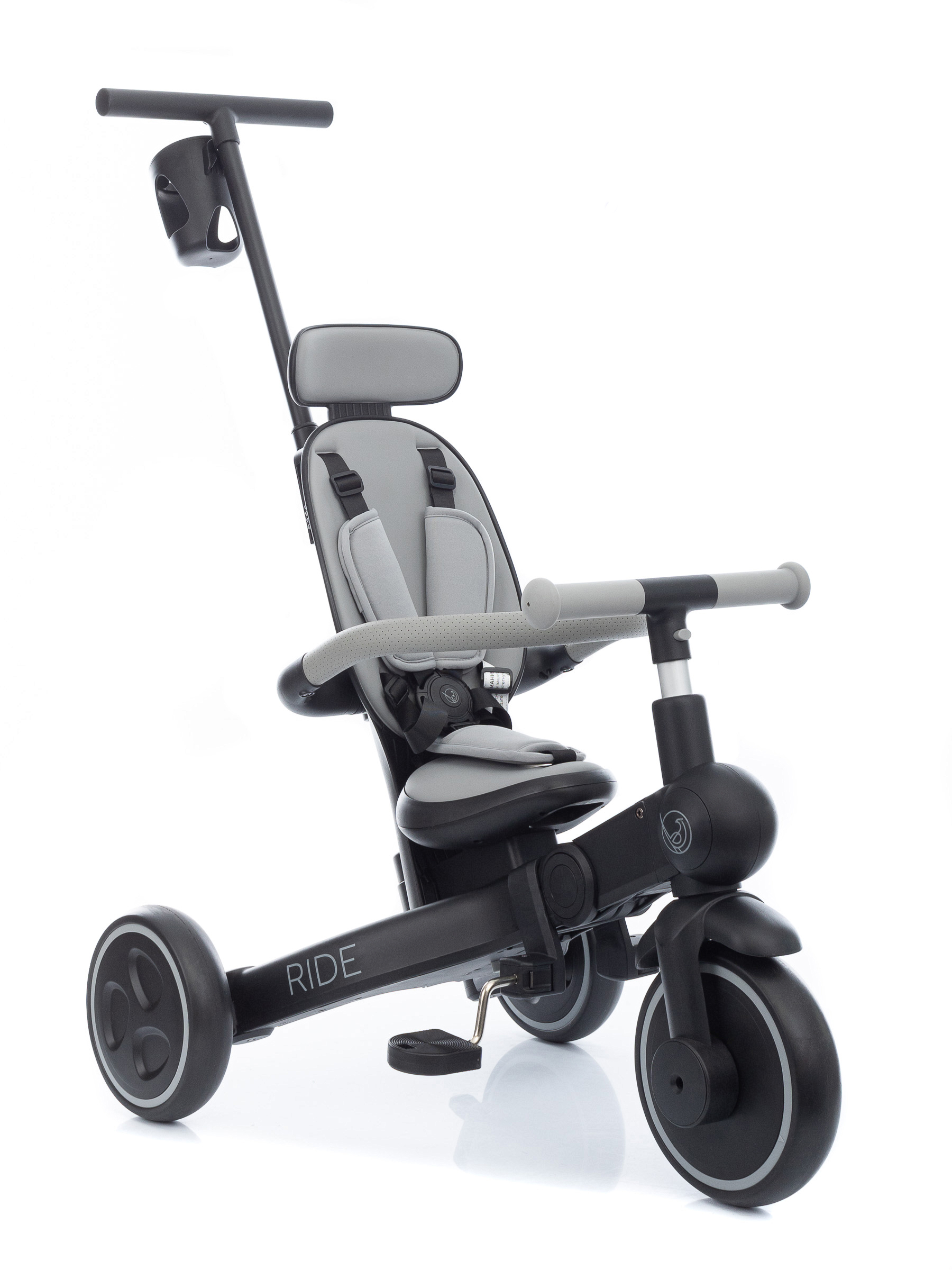 Ride-Black_8563 Велосипед трехколесный складной KIDZI RIDE 9
