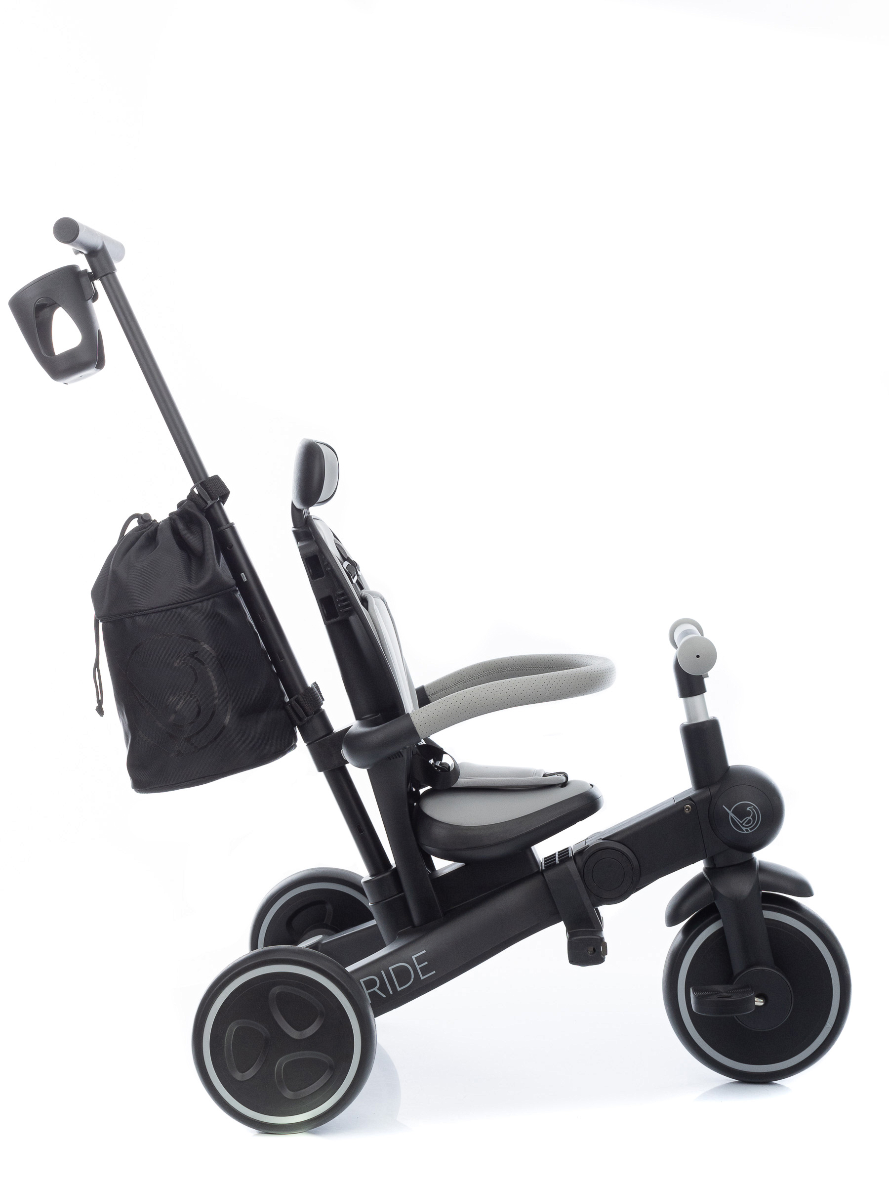 Ride-Black_8565 Велосипед трехколесный складной KIDZI RIDE 11