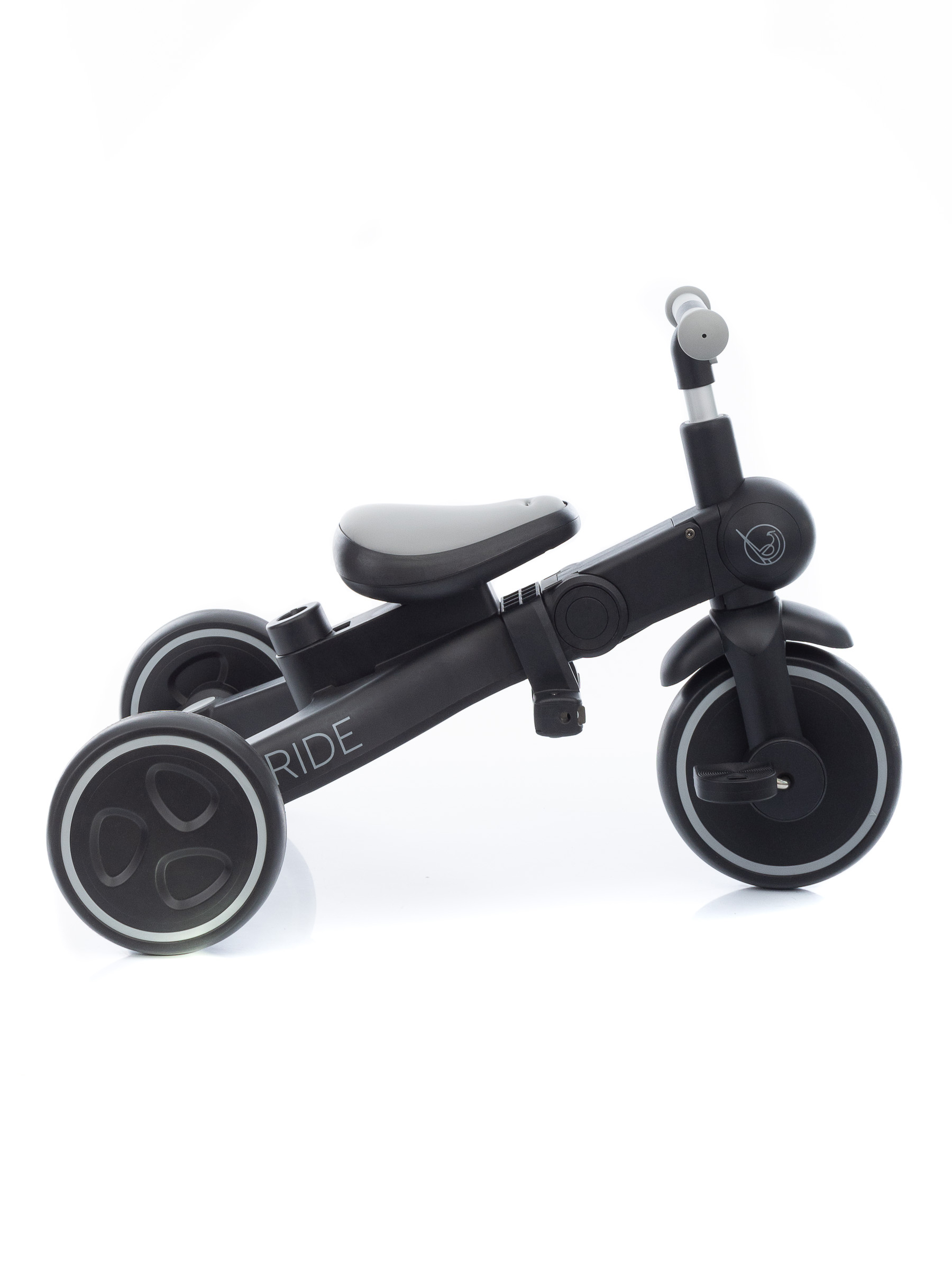 Ride-Black_8566 Велосипед трехколесный складной KIDZI RIDE 12