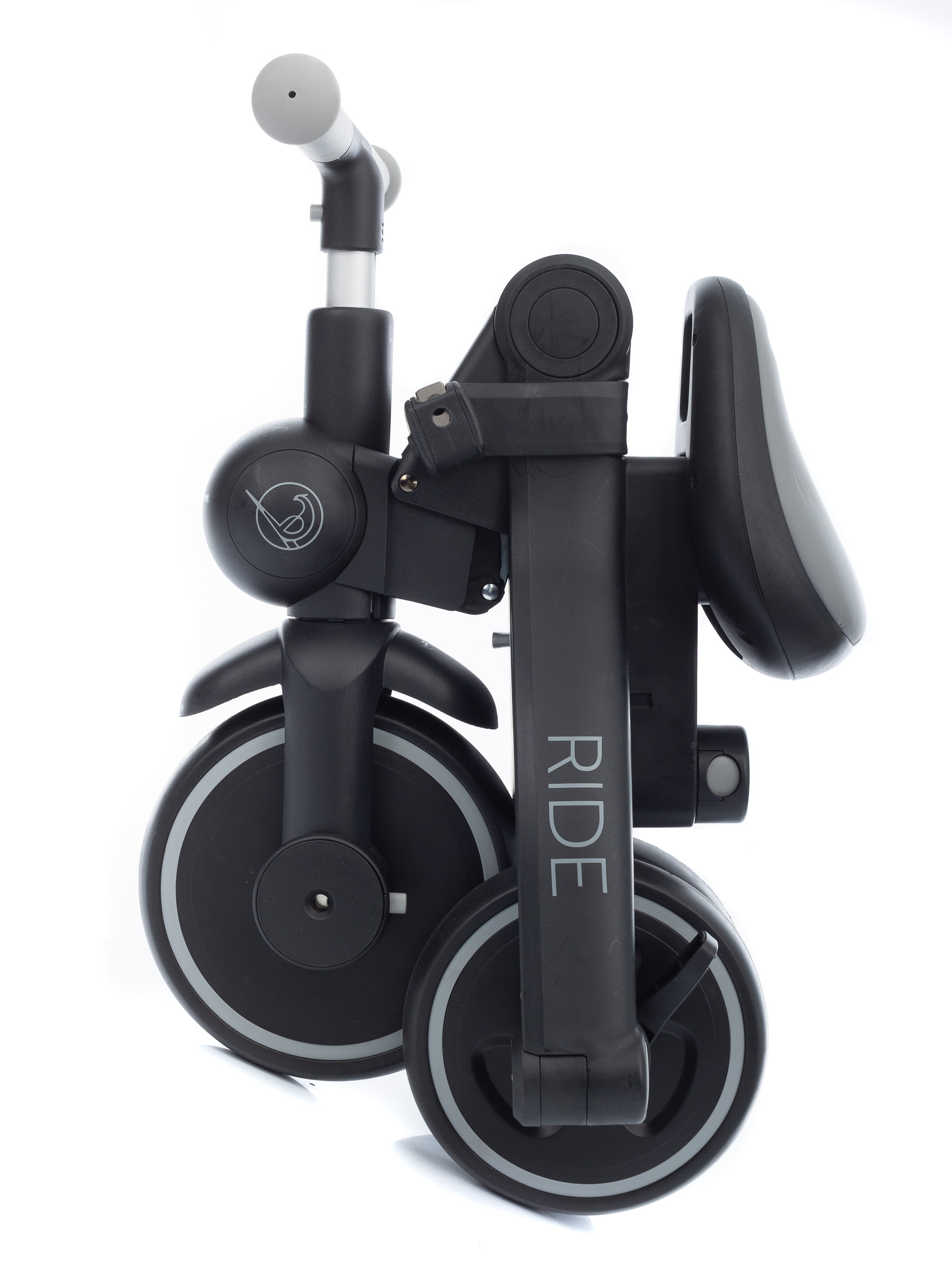 Ride-Black_8567 Велосипед трехколесный складной KIDZI RIDE 13