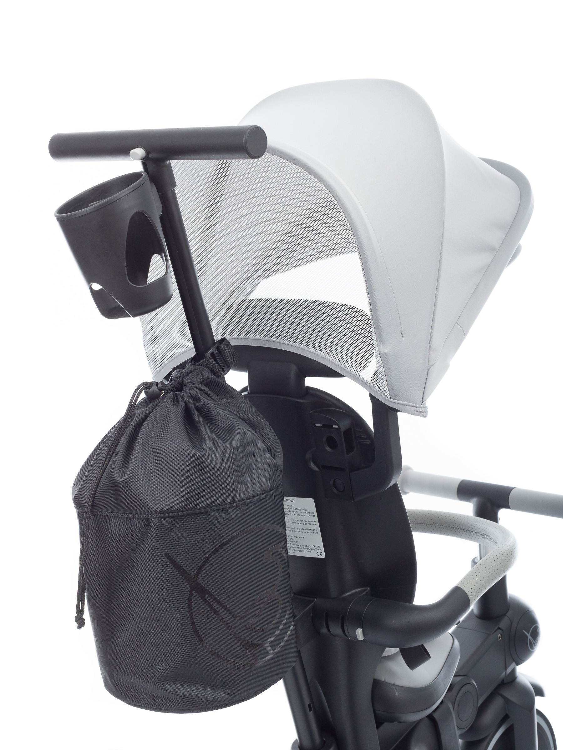 Ride-Black_8571 Велосипед трехколесный складной KIDZI RIDE 16