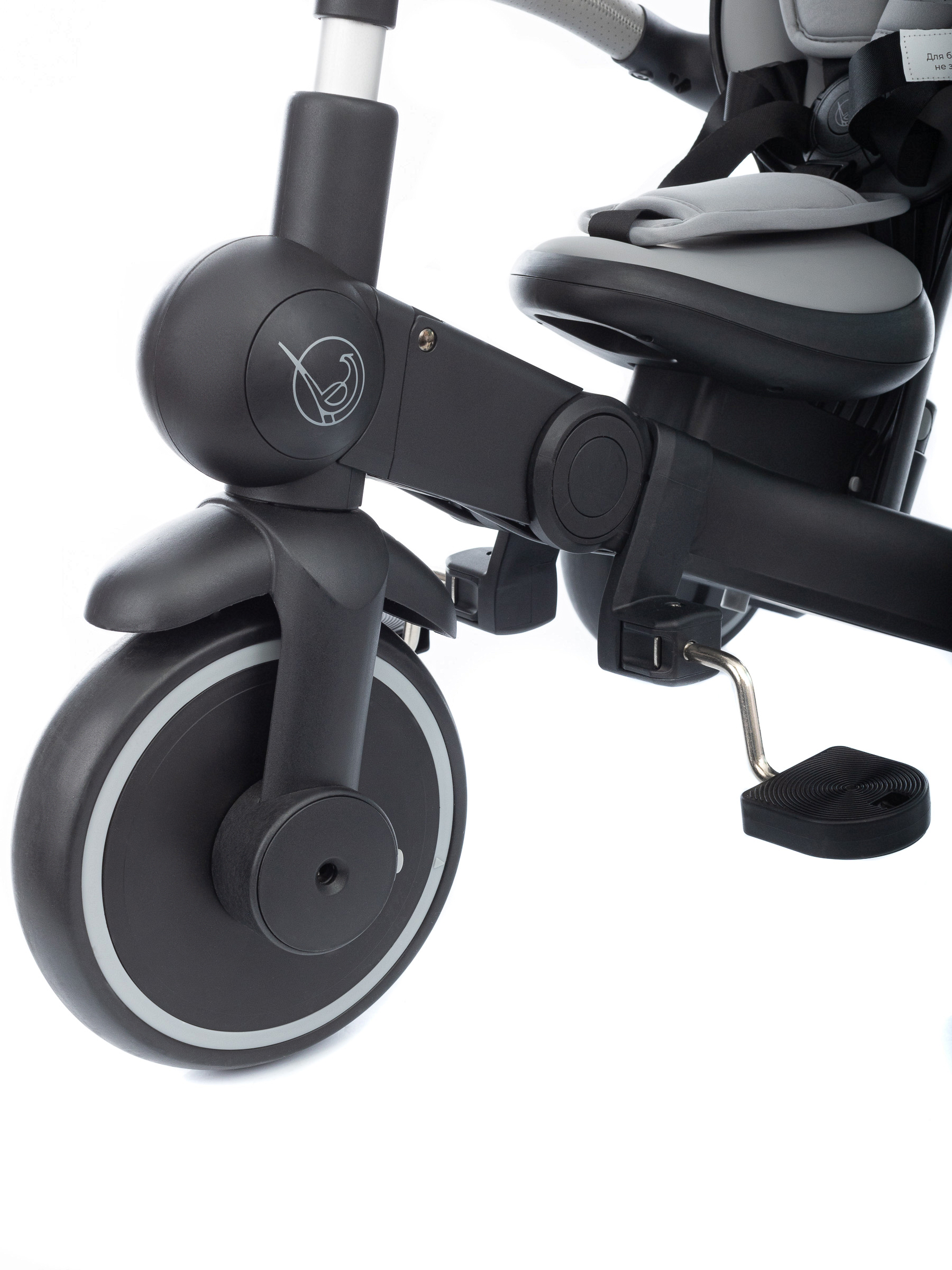 Ride-Black_8573 Велосипед трехколесный складной KIDZI RIDE 18