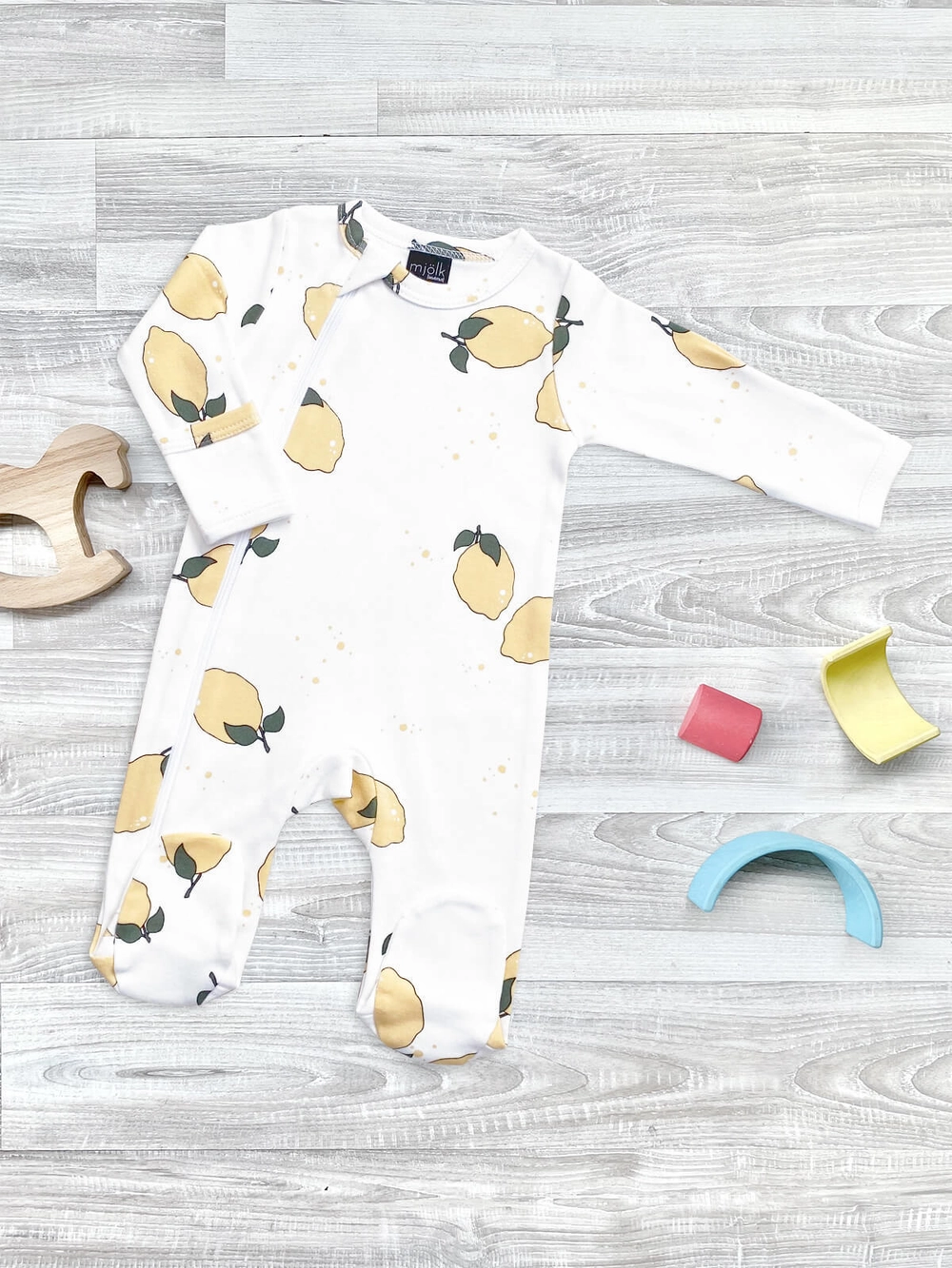 2356409_СОВ Комбинезон Mjolk Sleep and Play Лимоны (М) 1