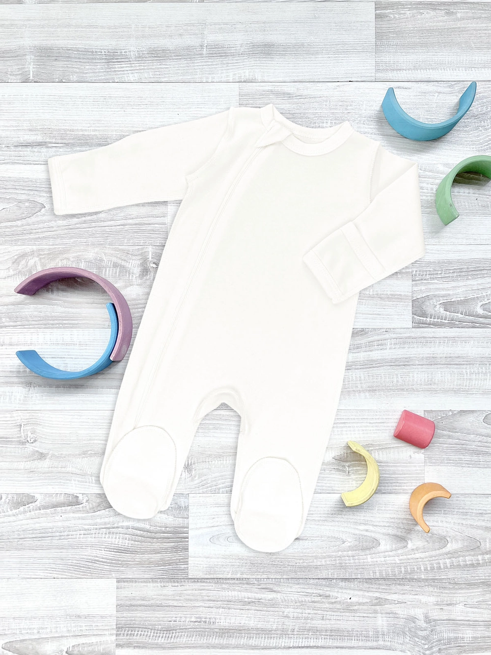 Комбинезон Mjolk Sleep and Play Ecru, швы наружу (М) 1