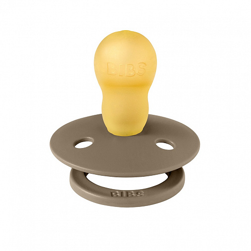 BIBS_COLOUR_300243_DarkOak_1 Пустышка латексная BIBS Colour - Dark Oak, 6 - 18 мес. 2