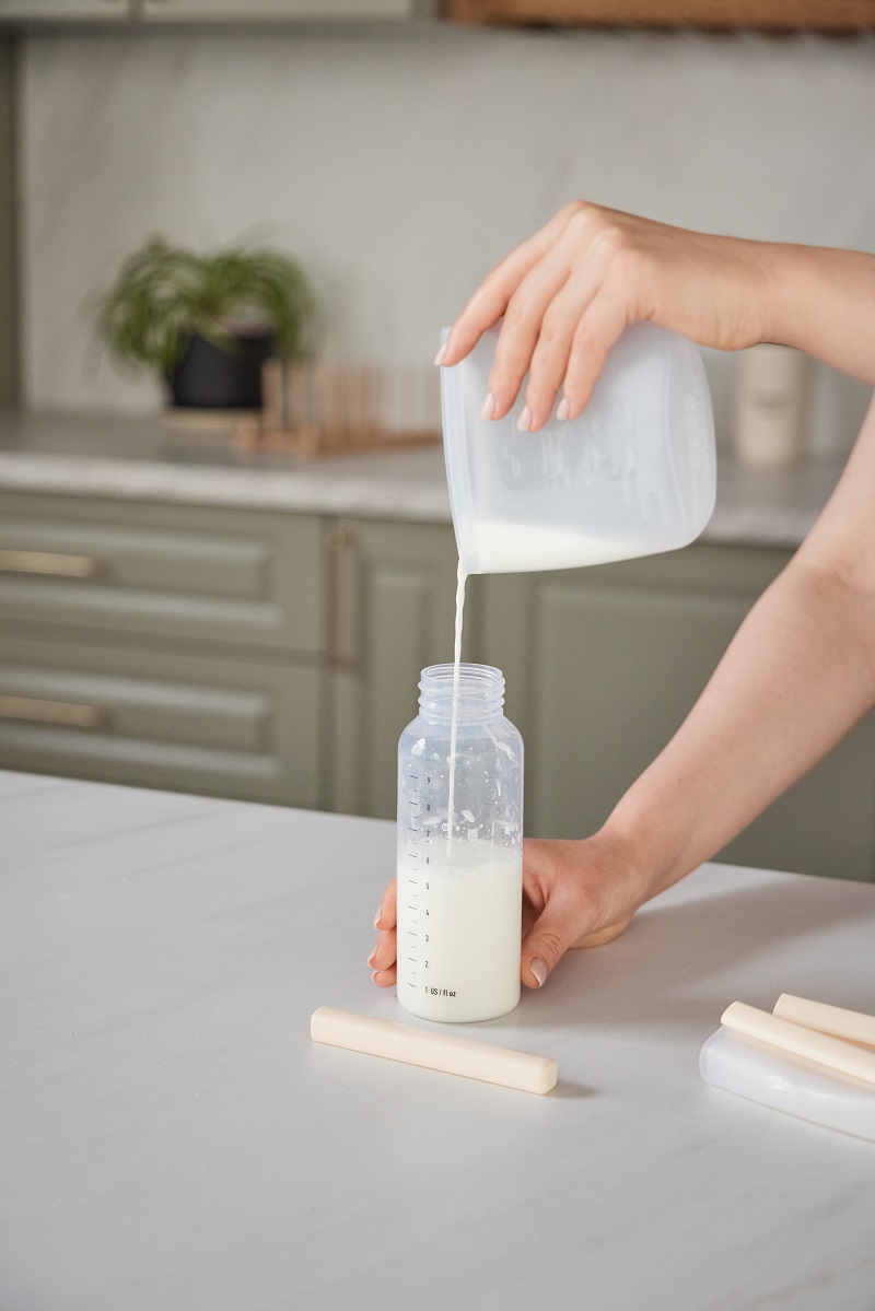 2025_04_2511464 Набор силиконовых пакетов Edda для грудного молока, 4 шт, 240 мл 4