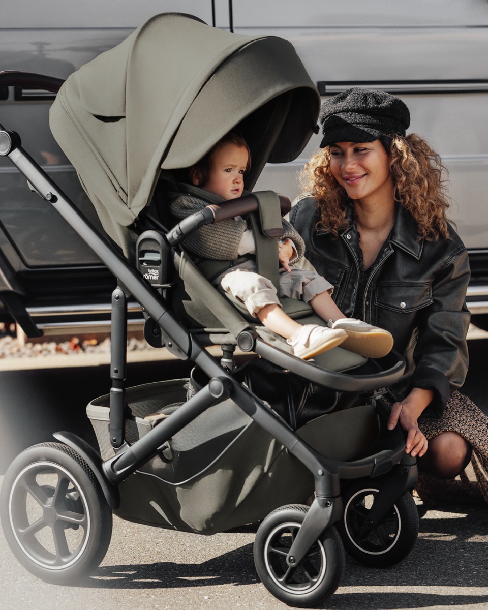 25888_6_34k Комплект 3в1 Britax Roemer коляска SMILE 5Z, Urban Olive +автокресло BABY-SAFE PRO Urban Olive 7