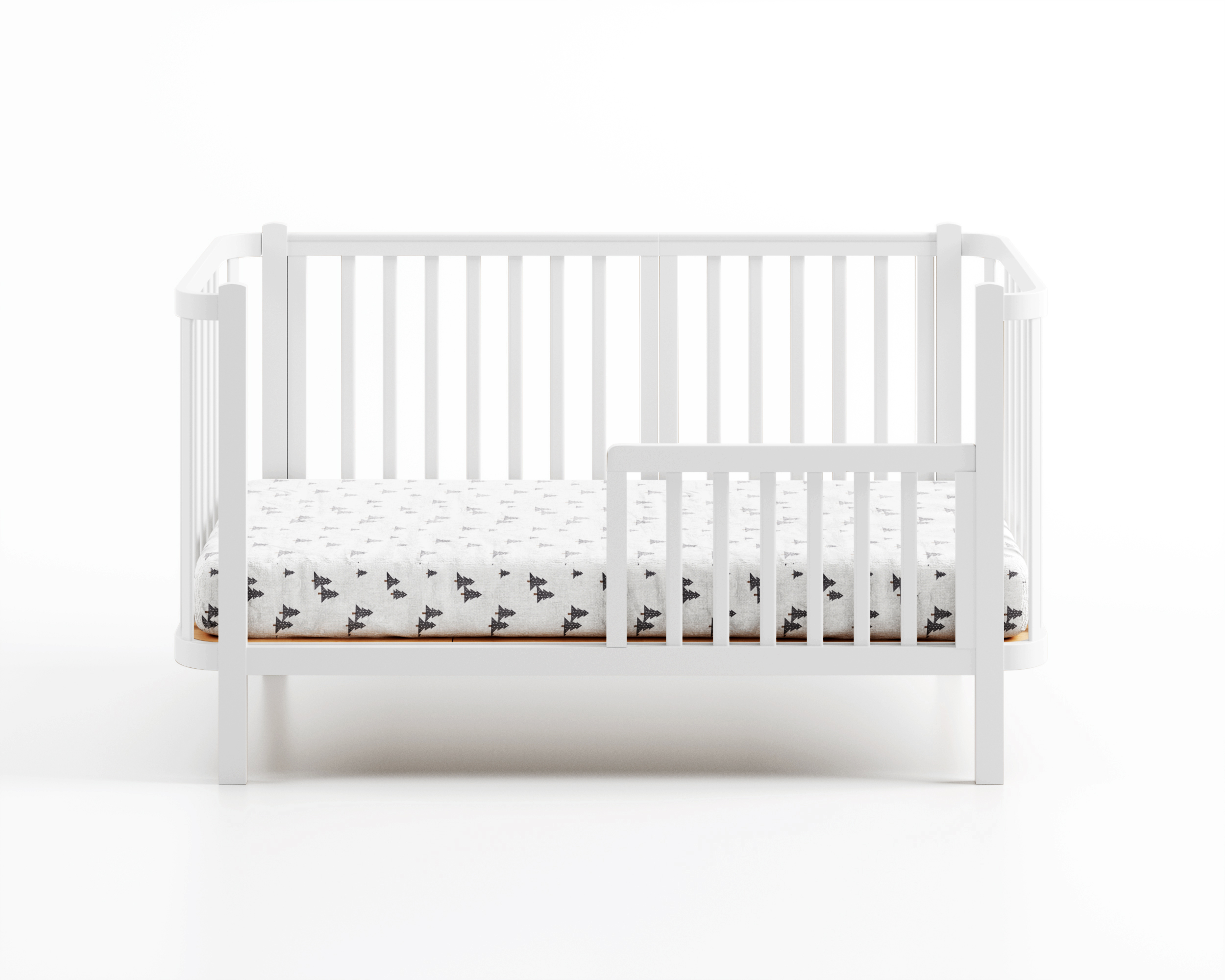 Белый_2 Комплект расширения ANTEMI для кроватки Terra Light 160х70 3