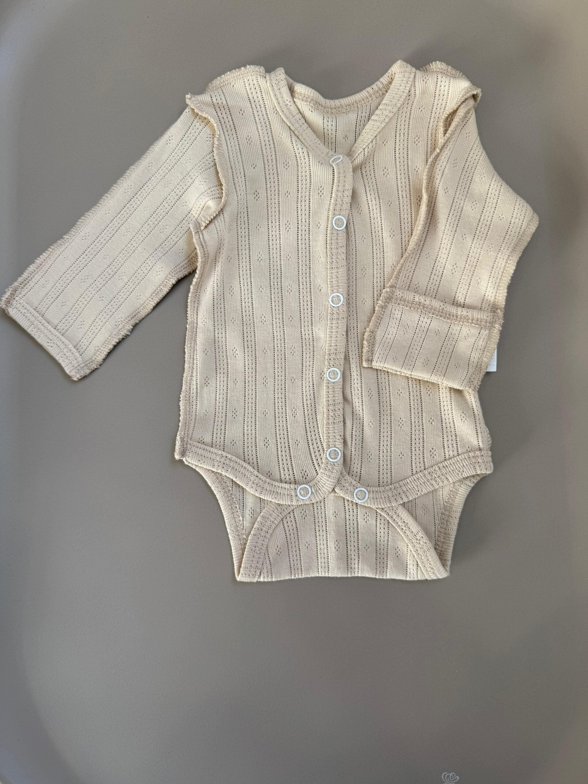 Боди MATUSHKIN прямая застежка, длинный рукав, швы наружу, трансферная рибана 1 Боди MATUSHKIN длинный рукав