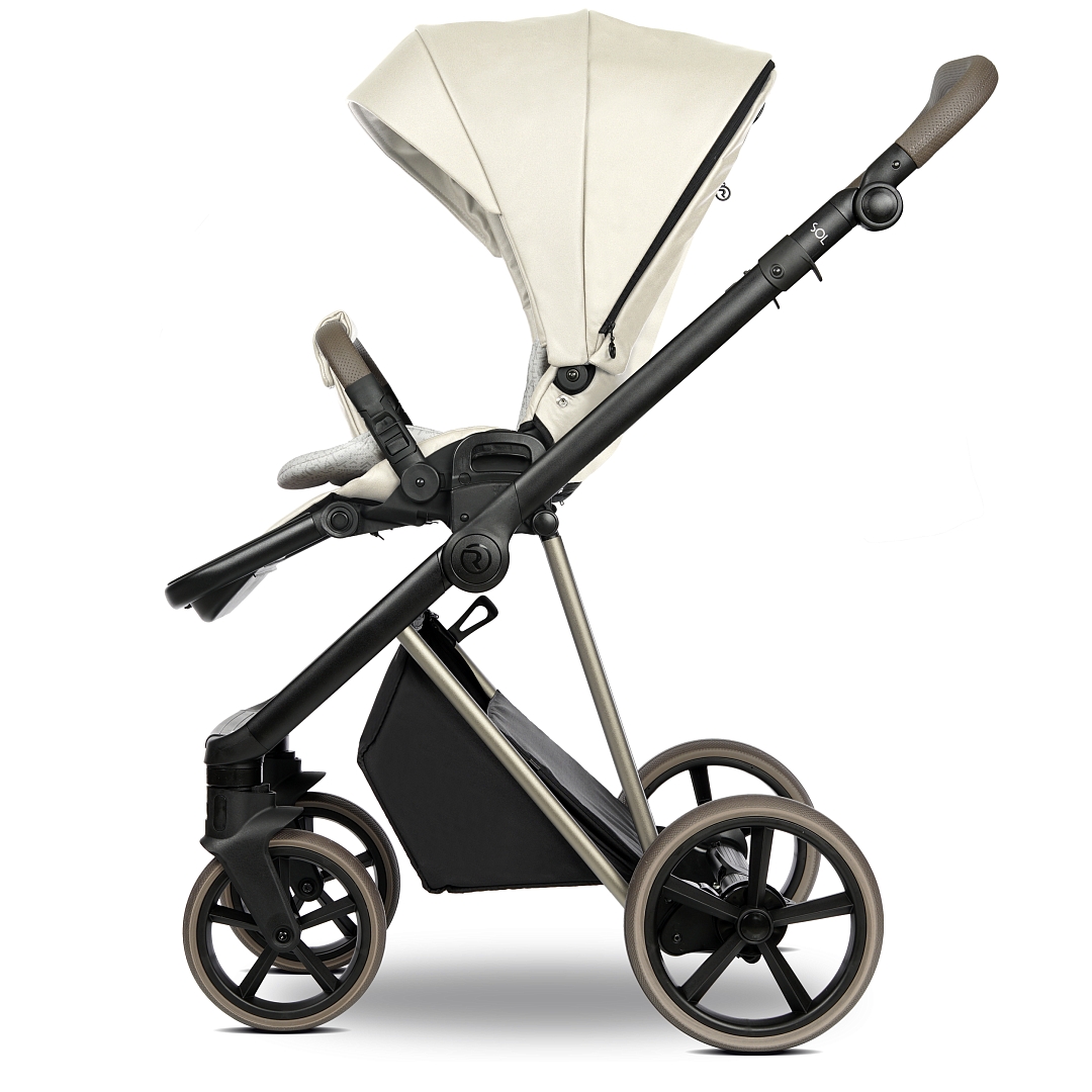 Коляска 2 в 1 ROAN SOL VINTAGE Luxury leather 3