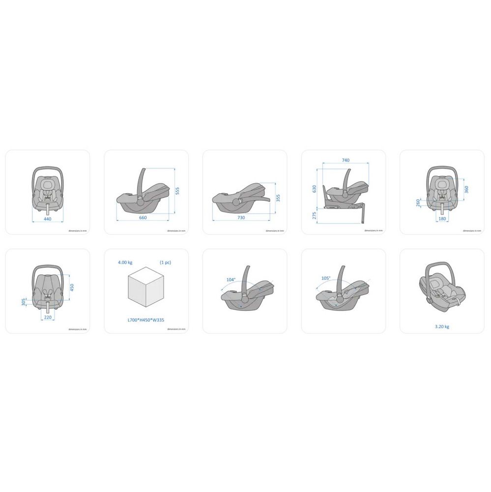 15903_6 Автокресло группы 0+ Maxi-Cosi CabrioFix i-size 7