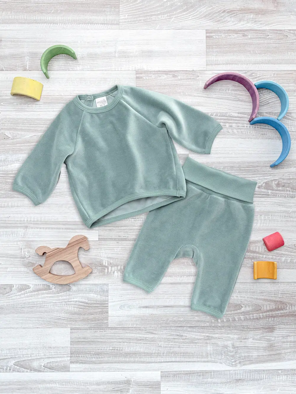 175670_sov Велюровый комплект Mjolk Baby Blue (М) 1