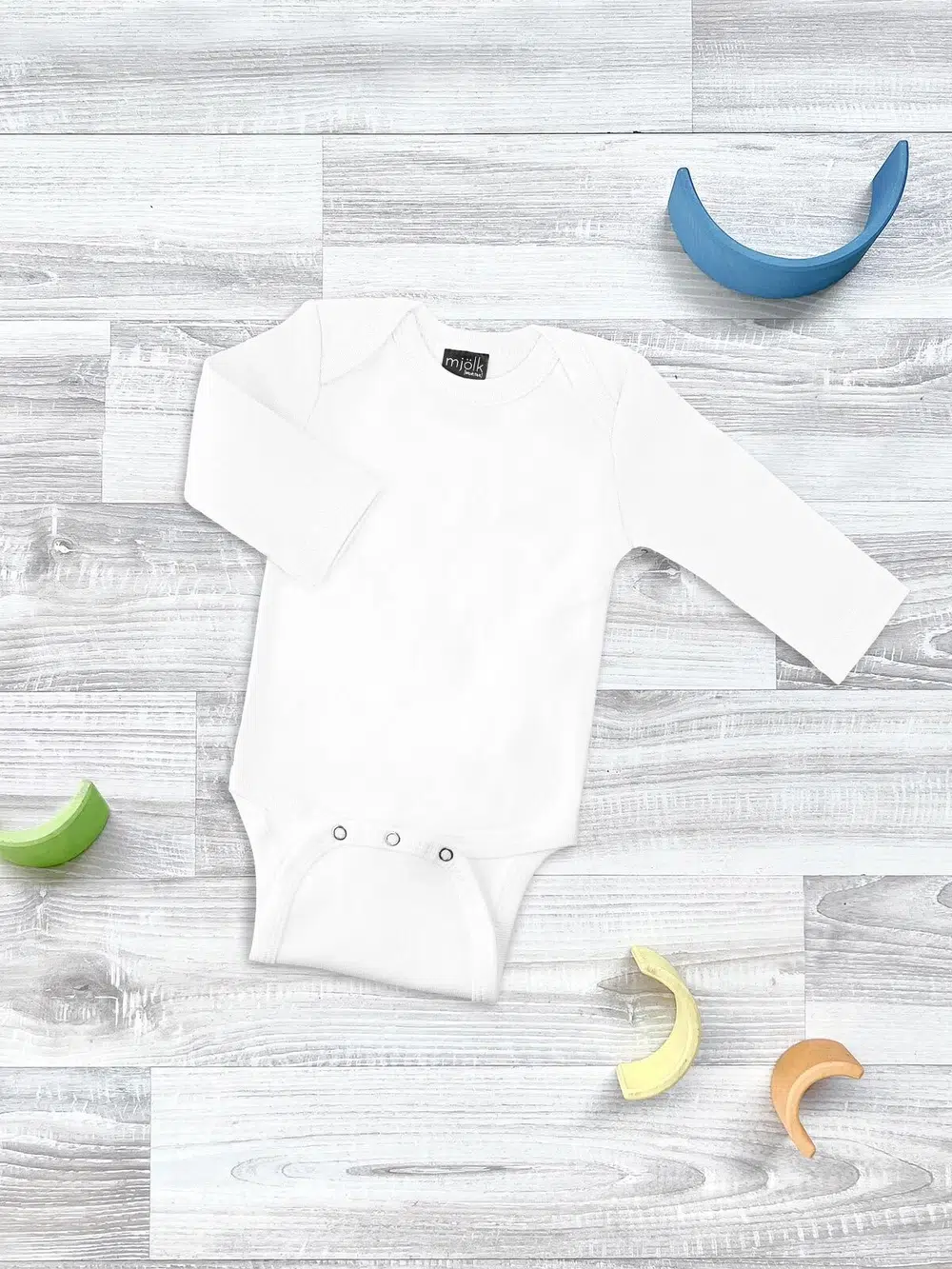 625641_sov__1_ Боди Mjolk White с длинным рукавом (М) 1