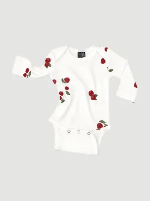 Боди Mjolk Брусника с длинным рукавом 6