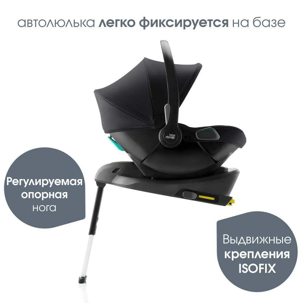 core_space_black5 Комплект 3в1 Britax Roemer коляска SMILE 5Z LUX|Warm Caramel + автокресло BABY-SAFE PRO Space Black 14
