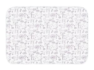 Клеёнка-наматрасник Roxy Kids с резинками-держателями ZOO 70*100 см, 2 шт 14