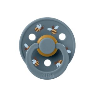 Пустышка латексная BIBS Studio Colour - Bumblebee Friends, 18+ мес. 4 petrol