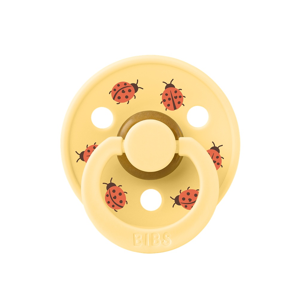 Пустышка латексная BIBS Studio Colour, - Ladybug Friends, 0+ мес. 2 Пустышка латексная BIBS Studio Colour, - Ladybug Friends, 0+ мес. 1