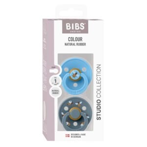 Набор пустышек латексных BIBS Studio Colour, 2 шт. - Bumblebee, 0+ мес. 10 Набор пустышек латексных BIBS Studio Colour, 2 шт. - Bumblebee, 0+ мес. 9