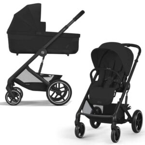 Коляска 2 в 1 Cybex Balios S Lux 2025 спальный блок+дождевик 18 kolyaska-2-v-1-cybex-balios-s-lux-2025-moon-black
