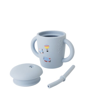 Силиконовый поильник с трубочкой Edda 6 поильник воздушный транспорт