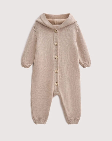 комбинезон детский бежевый меланж