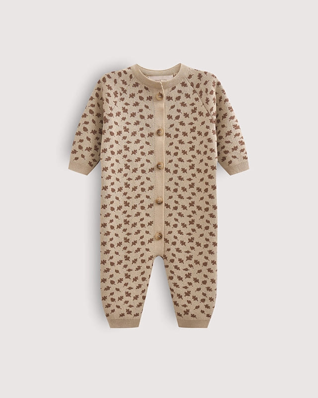 Комбинезон детский Loomknits Листочки LW5434 1 Комбинезон детский