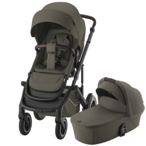 Комплект 3в1 Britax Roemer коляска SMILE 5Z LUX,Urban Olive + автокресло BABY-SAFE PRO Space Black 17 Urban_Olive_SpaceBl