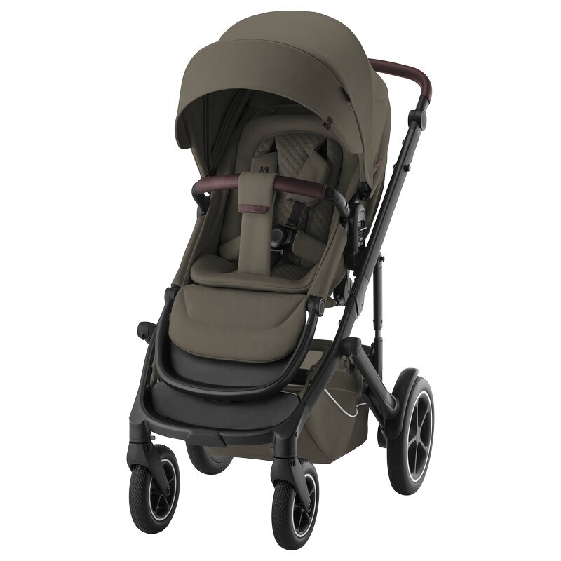 Комплект 3в1 Britax Roemer коляска SMILE 5Z LUX,Urban Olive + автокресло BABY-SAFE PRO Space Black 9 Urban_Olive_SpaceBl