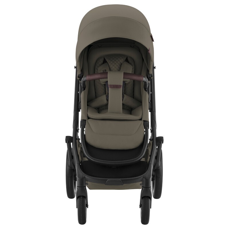 Комплект 3в1 Britax Roemer коляска SMILE 5Z LUX,Urban Olive + автокресло BABY-SAFE PRO Space Black 8 Urban_Olive_SpaceBl