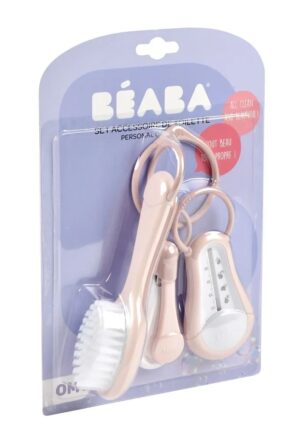 Набор: щипчики для ногтей, термометр, расческа с щеткой Beaba Set Accessoire Toil Old 6
