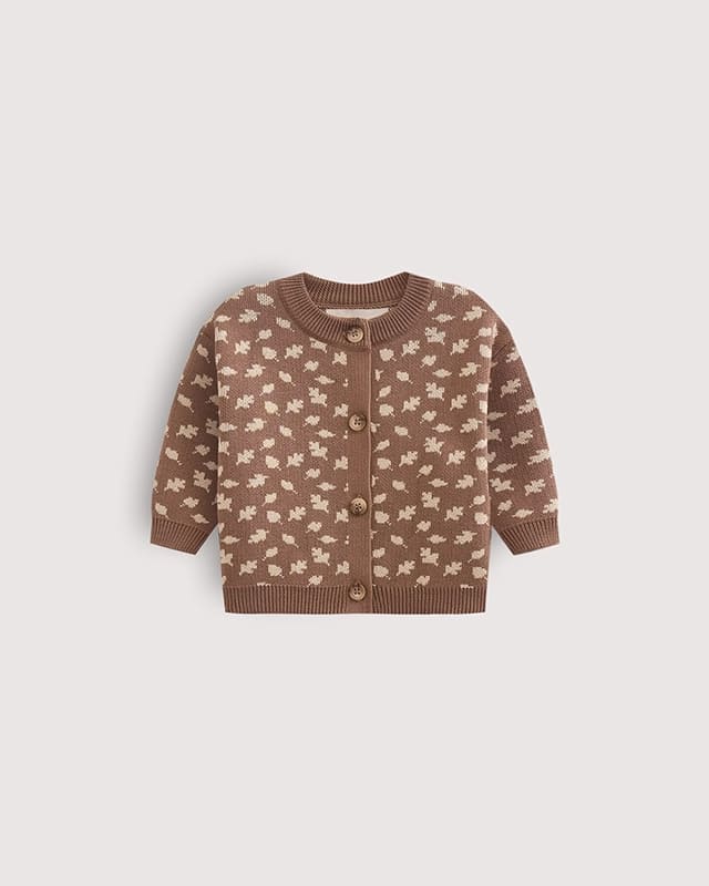 кардиган листочки