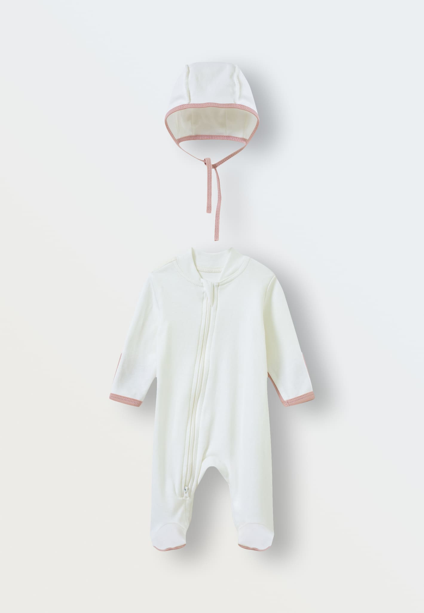 Комплект на выписку Toucankids для девочки 2 предмета (слип-чепчик) 1 Комплект на выписку Toucankids для девочки 2 предмета (слип-чепчик)