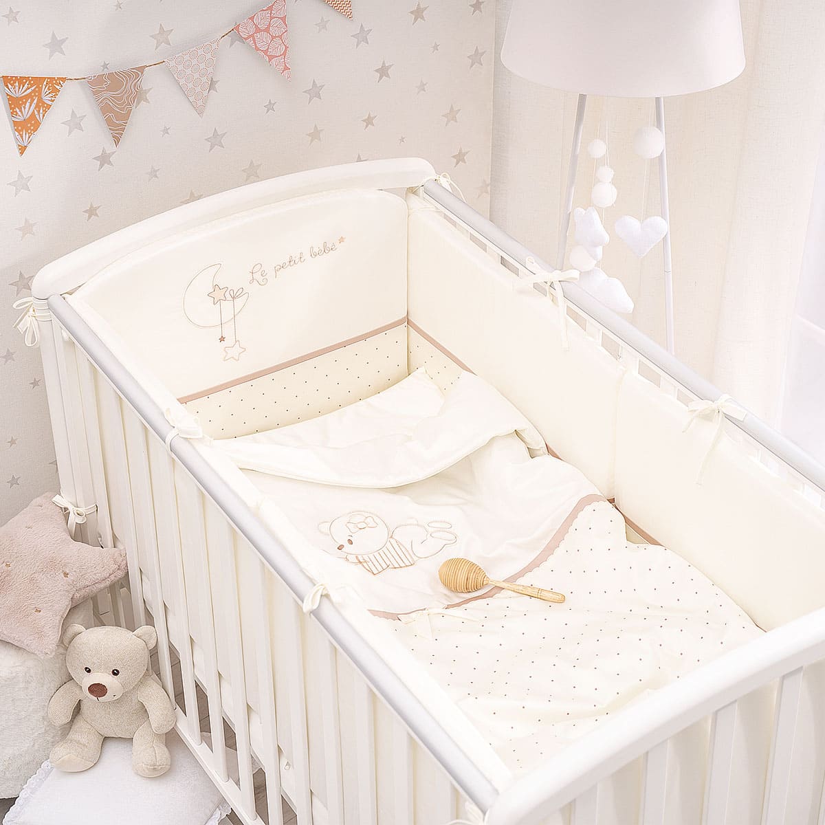 Комплект постельного белья Perina "LE PETIT BEBE" 6 предметов 2 le petit bebe