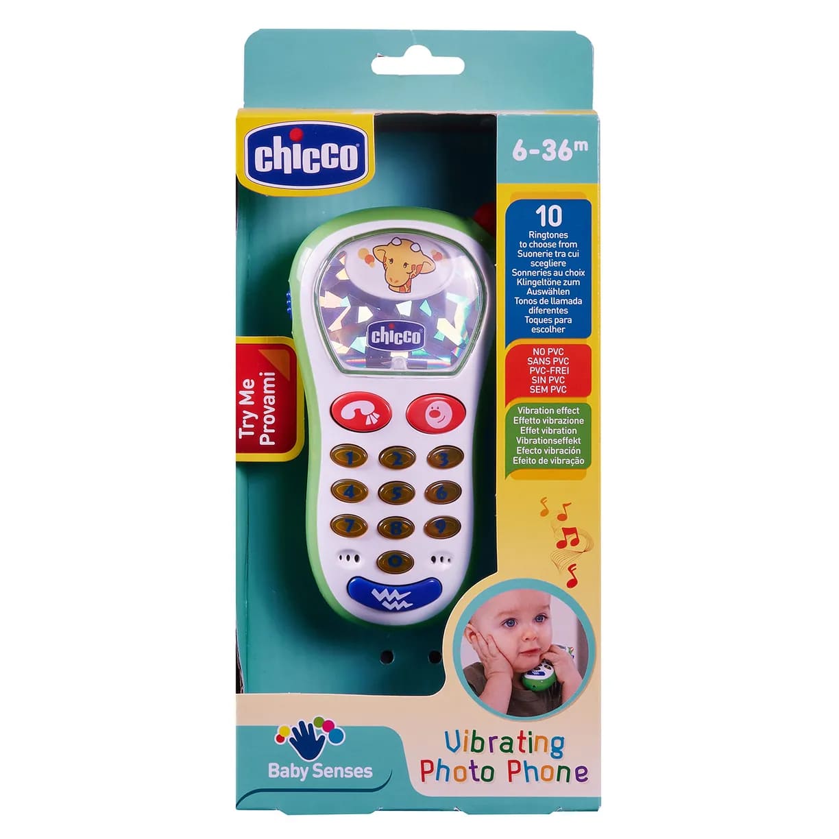 Игрушка Chicco музыкальный телефон с фотокамерой 8 Игрушка Chicco музыкальный телефон с фотокамерой
