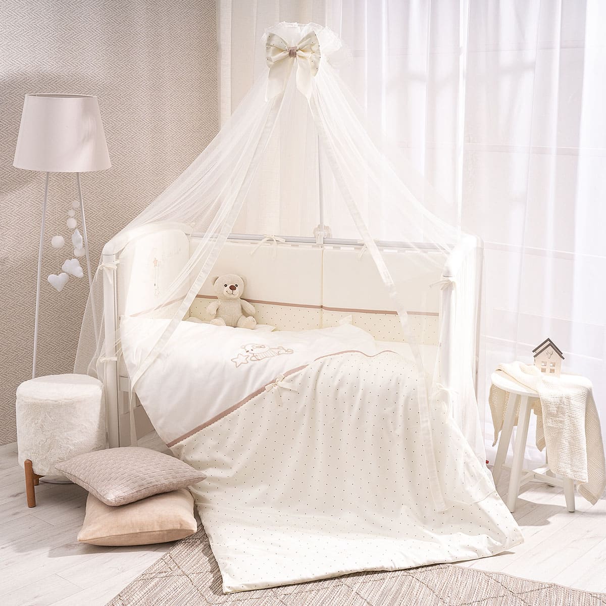 Комплект постельного белья Perina "LE PETIT BEBE" 6 предметов 1 le petit bebe