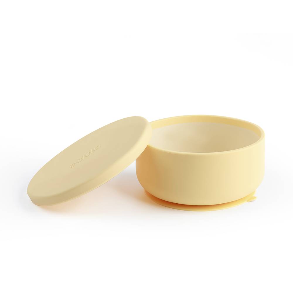 Миска силиконовая Edda на присоске с крышкой 1