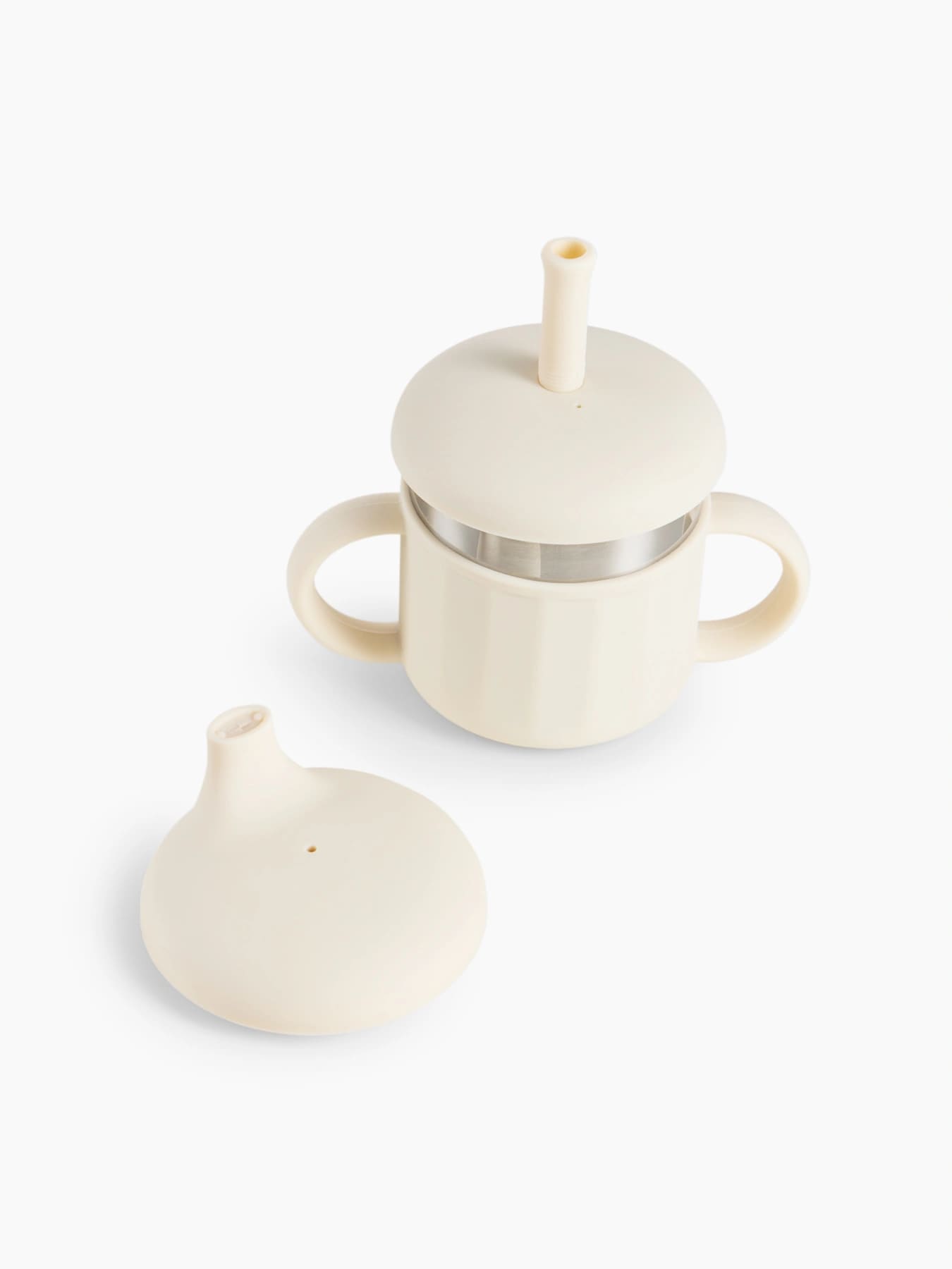 Поильник Happy Baby 2в1 с мягким носиком и трубочкой, 220 мл