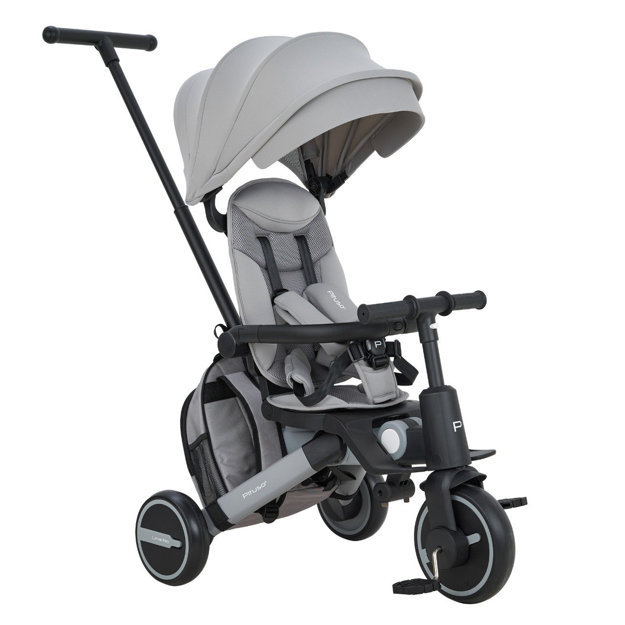 Велосипед трехколесный Pituso Leve Pro с рюкзаком (2026)