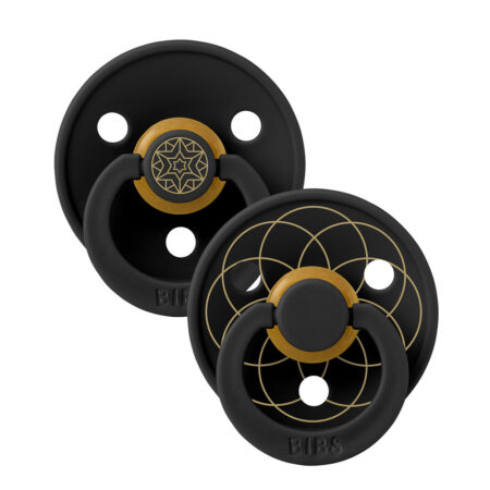 Набор пустышек латексных BIBS Studio Colour, 2 шт - Layl, 0+ мес.