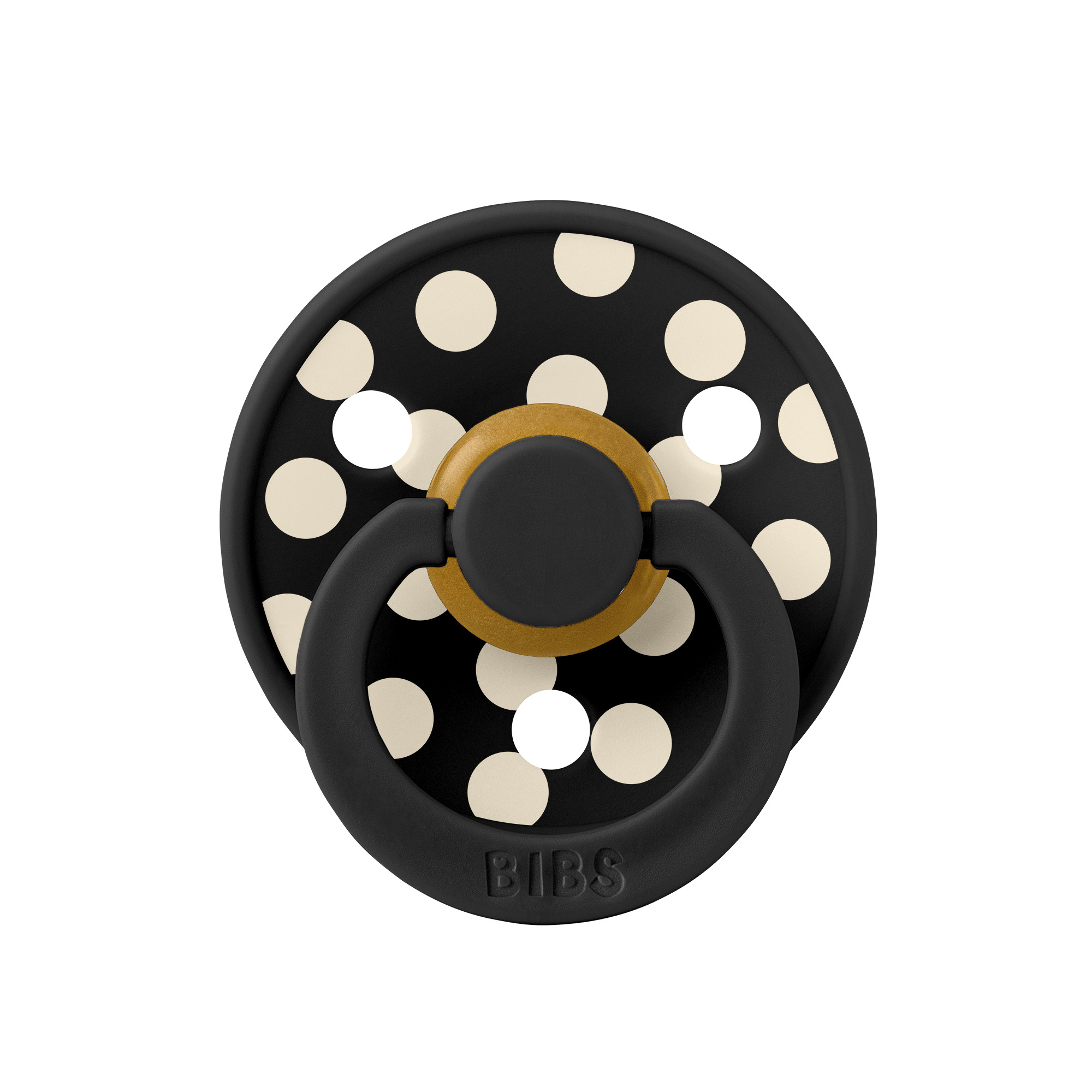 Пустышка латексная BIBS Studio Colour Anatomical - Polka, 6+ мес