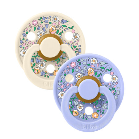 Набор пустышек латексных BIBS Liberty, 2 шт. - Chloe Meadow, 0+ мес