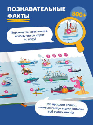 Книга интерактивная Abumba Fingerbook "Какой бывает транспорт"
