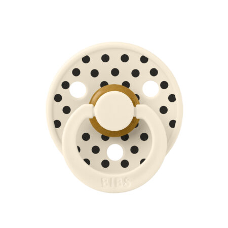 Пустышка латексная BIBS Studio Colour Anatomical - Polka, 0+ мес