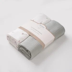 Комплект пеленок Perina 2 шт, двухслойные, муслин 130х100 см