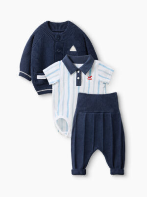 Набор Happy Baby боди, джемпер и брюки 6 Набор Happy Baby боди, джемпер и брюки