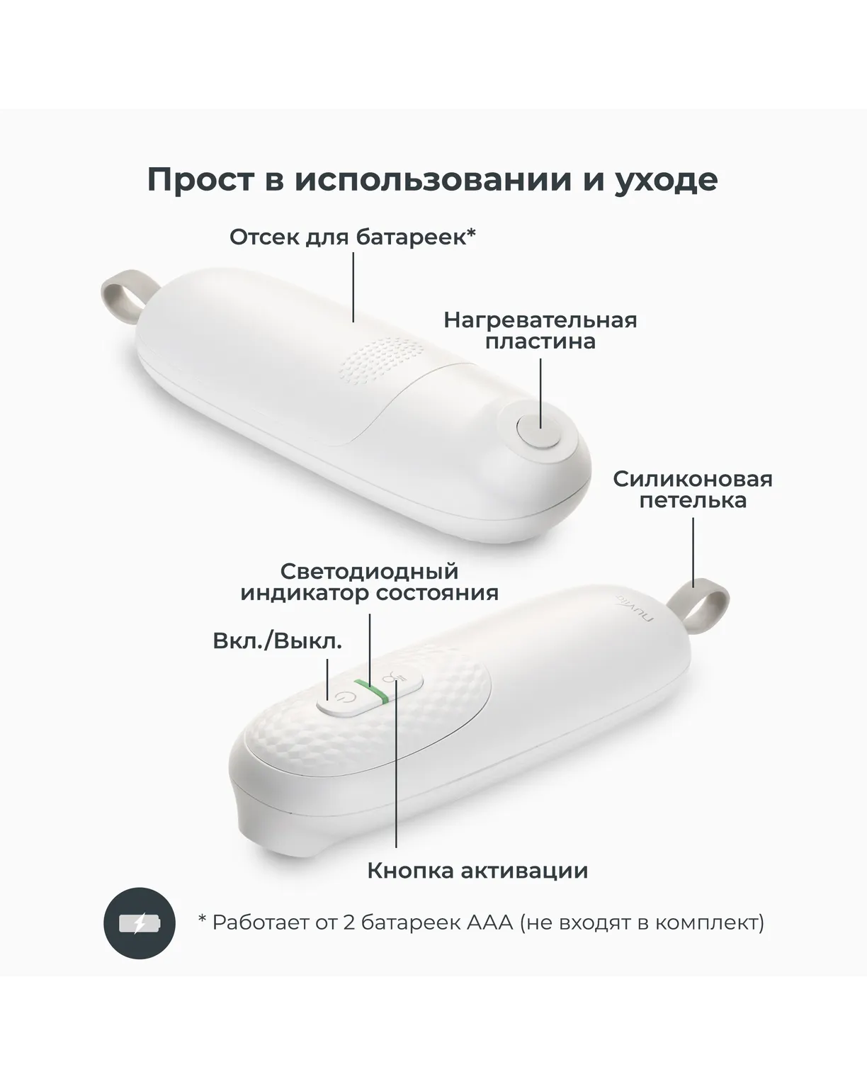 Устройство после укусов насекомых Nuvita 2110 Bye Bite 6 Устройство после укусов насекомых Nuvita 2110 Bye Bite